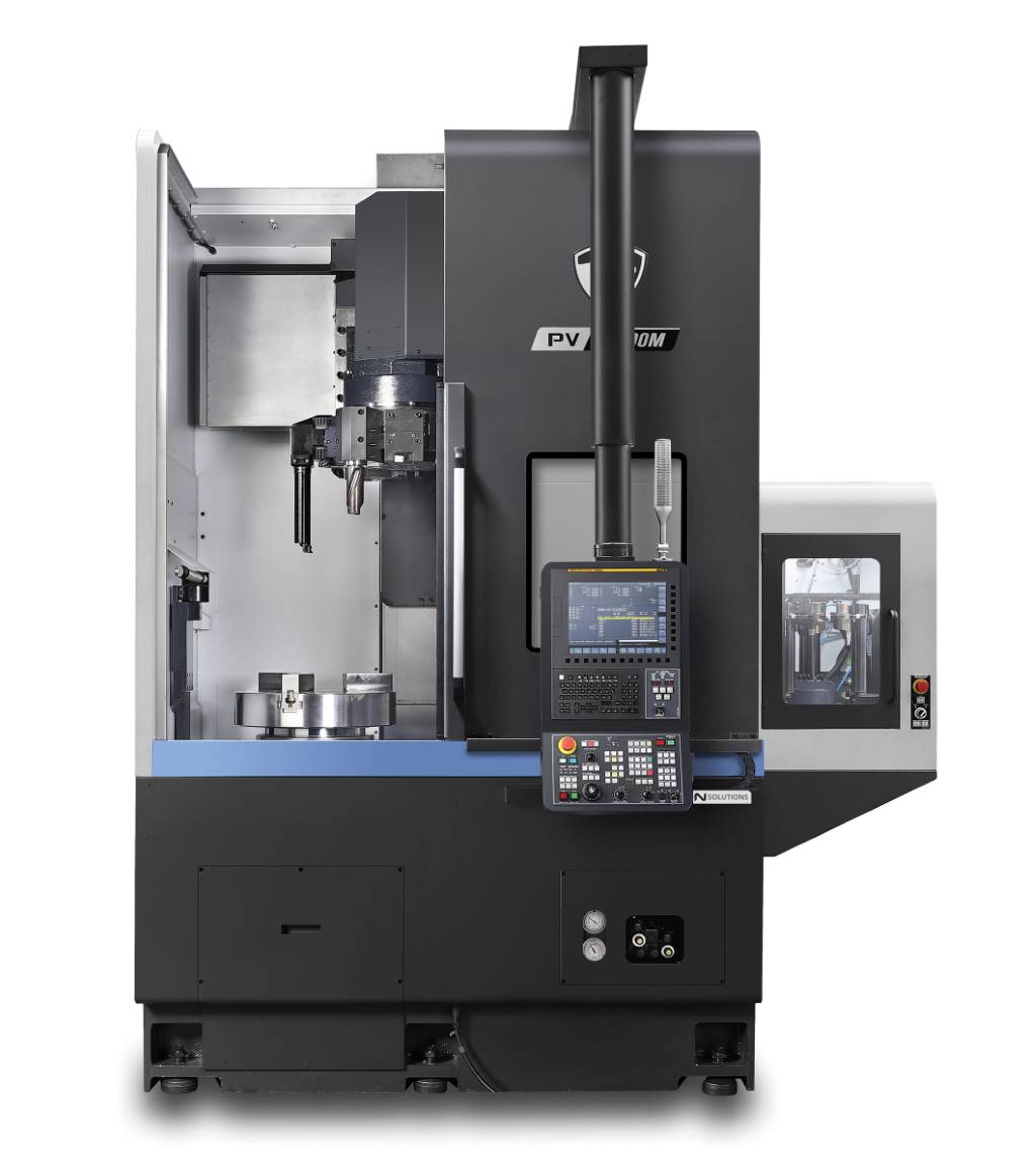 The new PV 9300M is a robust and powerful 24” chuck vertical turning lathe